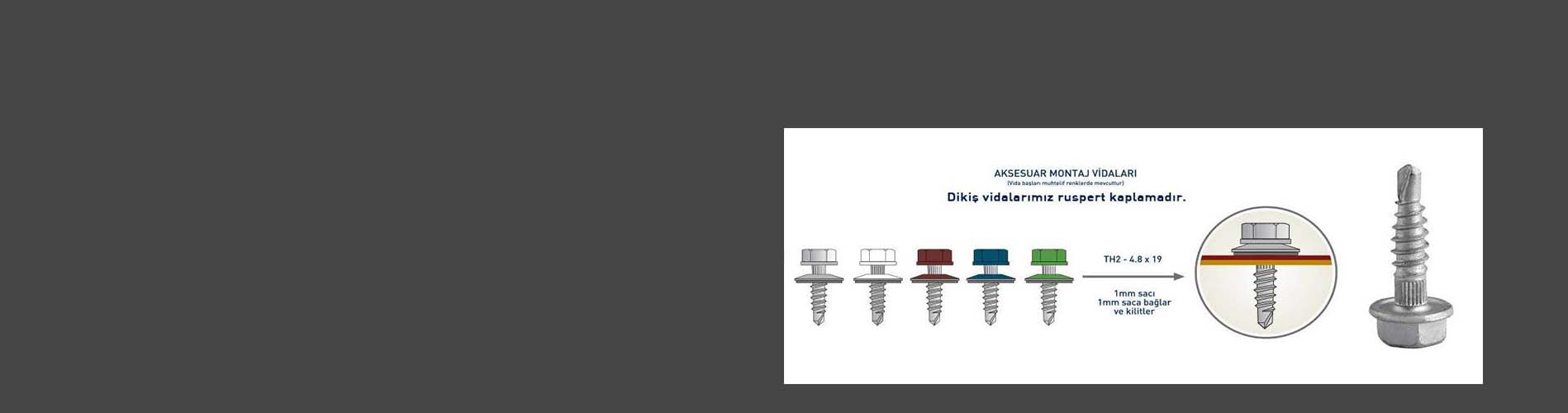 MATKAP UÇLU VİDALAR